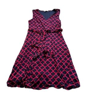 41 Hawthorn Stitch Fix Kassidy Faux Wrap Dress Sleeveless Womens Size Large